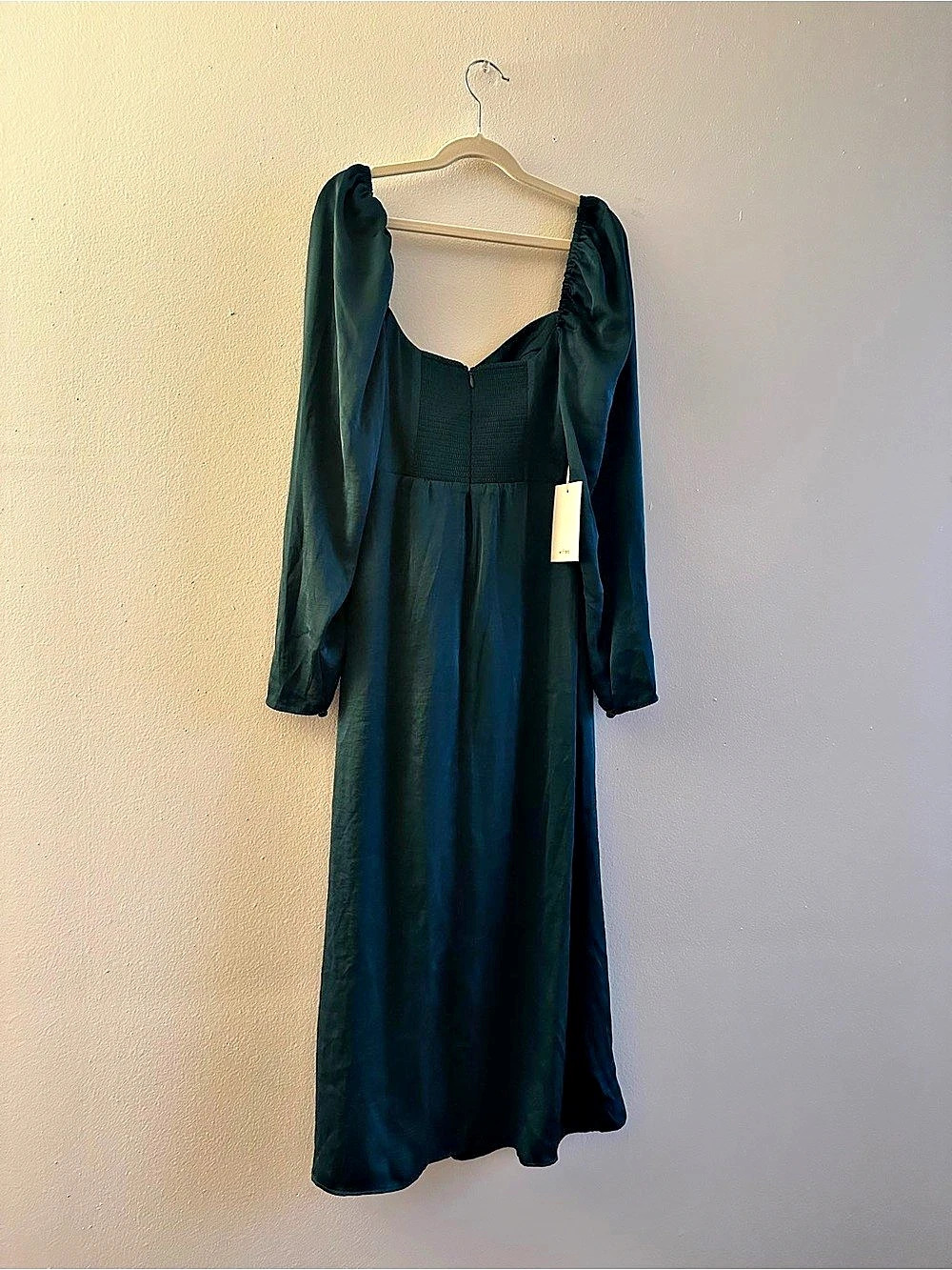 Aritzia Wilfred MASQUERADE Maxi Dress in Green Size 0 NWT